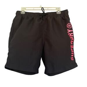 Superdry Shorts Mens Large Code Sportswear Swim Trunks Lined Drawstring